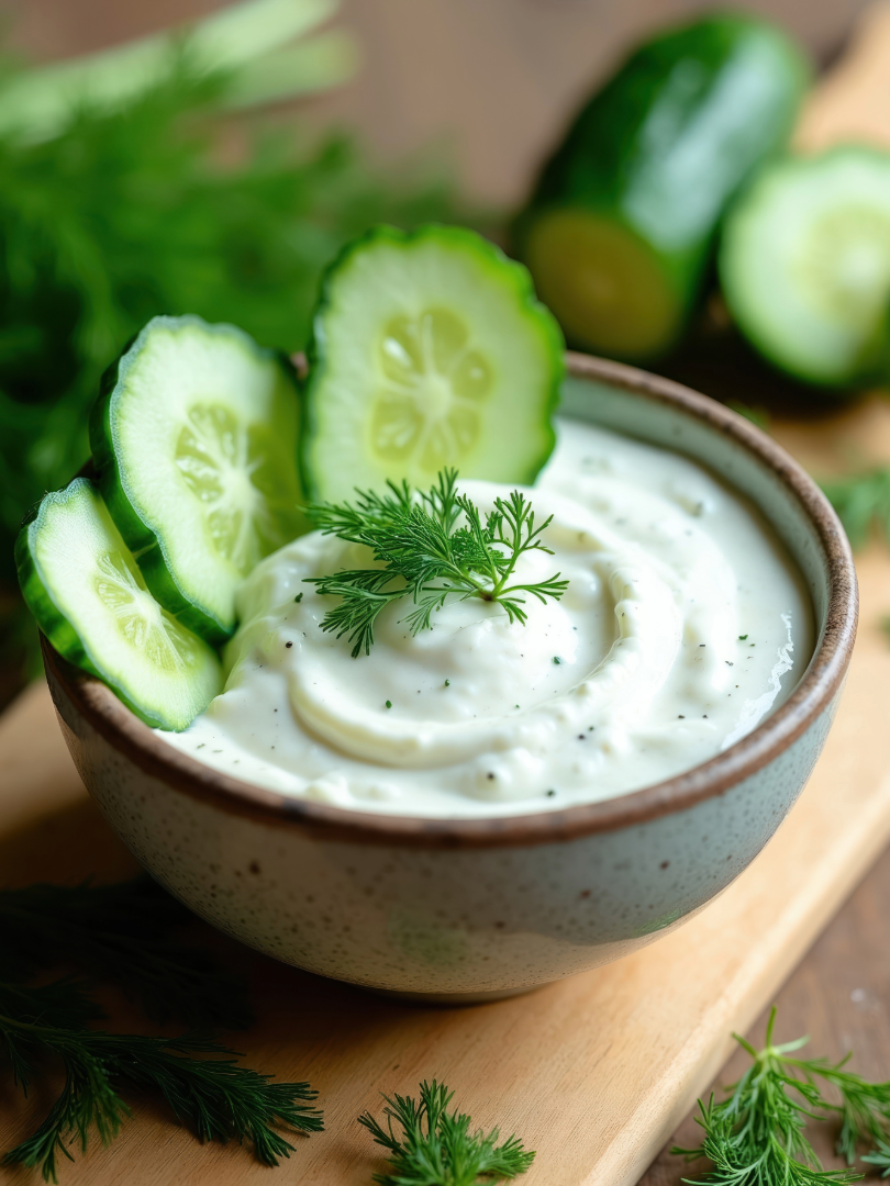Herbed Cucumber Yogurt (Tzatziki)