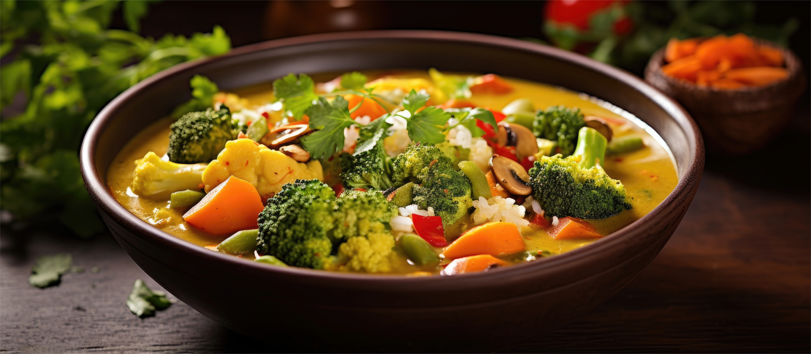 Coconut Curry with Garden Vegetables